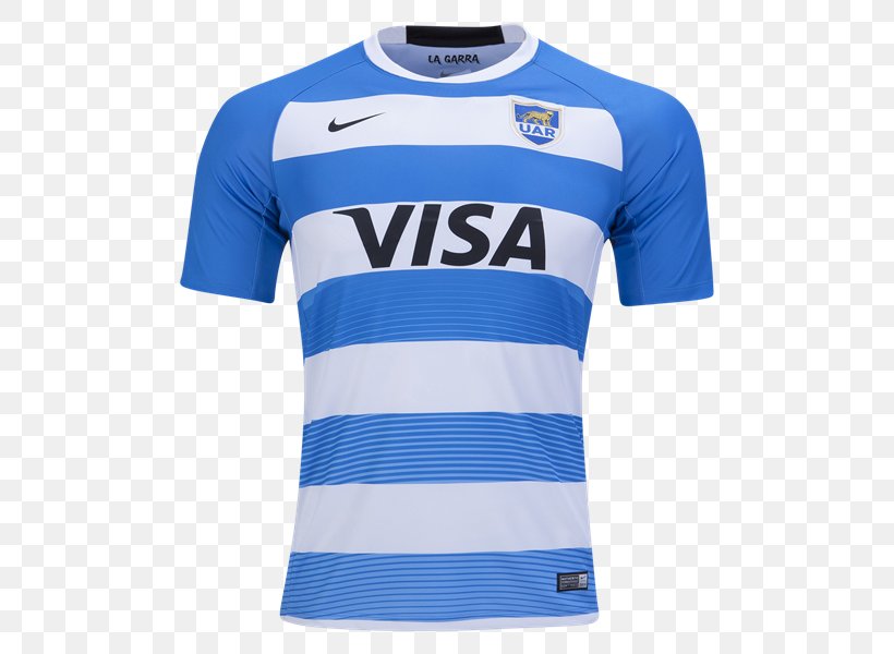 Argentina National Rugby Union Team T-shirt Rugby Shirt Argentina National Football Team, PNG, 600x600px, Argentina National Rugby Union Team, Active Shirt, Argentina National Football Team, Blue, Brand Download Free