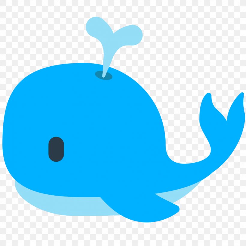 Emoji Blue Whale Clip Art, PNG, 1024x1024px, Emoji, Azure, Blue, Blue Whale, Dolphin Download Free