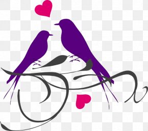 Bird - Lovebird Silhouette Clip Art PNG