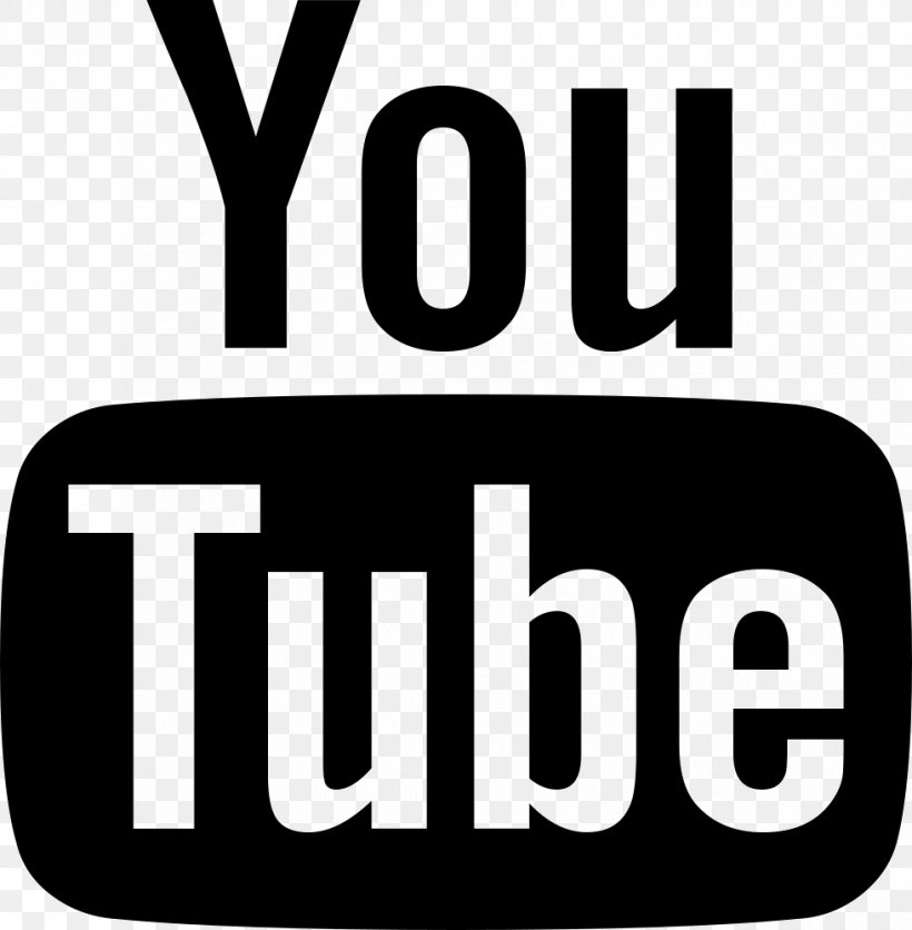 YouTube Logo Font Awesome Font, PNG, 980x1000px, Youtube, Area, Black And White, Brand, Font Awesome Download Free