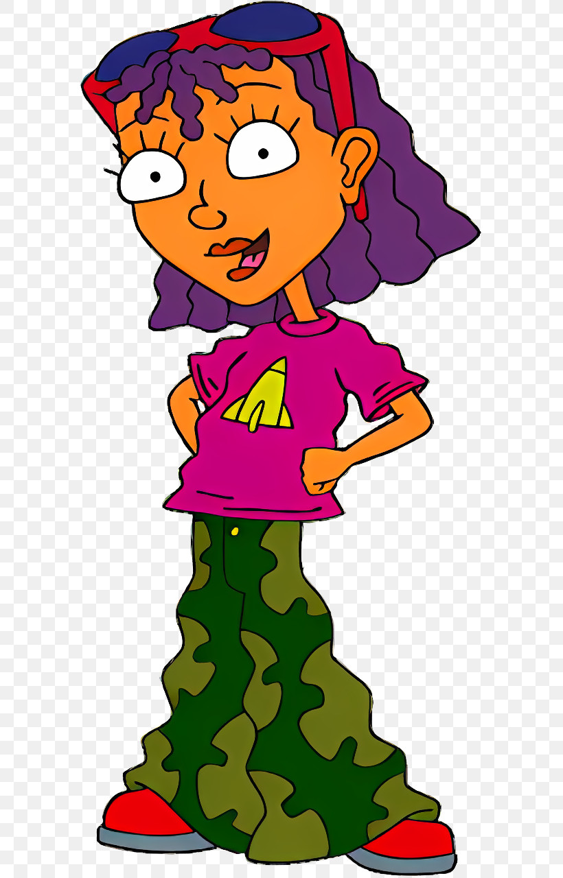 Cartoon Character - Cartoon Character In Vibrant Style PNG