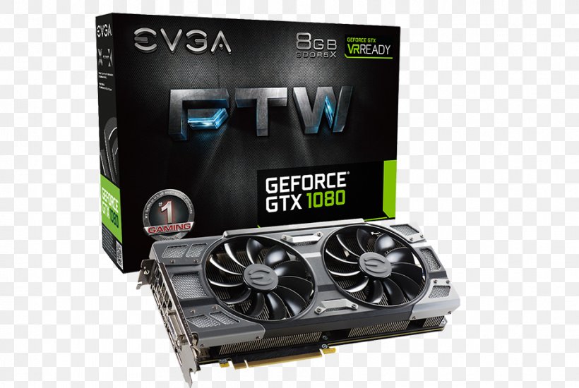 Graphics Cards & Video Adapters EVGA Corporation NVIDIA GeForce GTX 1080, PNG, 938x630px, Graphics Cards Video Adapters, Brand, Computer Component, Computer Cooling, Computer Graphics Download Free