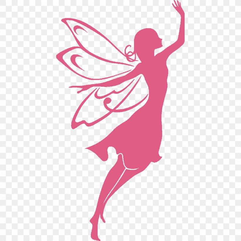Silhouette Royalty-free Fairy, PNG, 1000x1000px, Silhouette, Art, Ballet Dancer, Dancer, Drawing Download Free