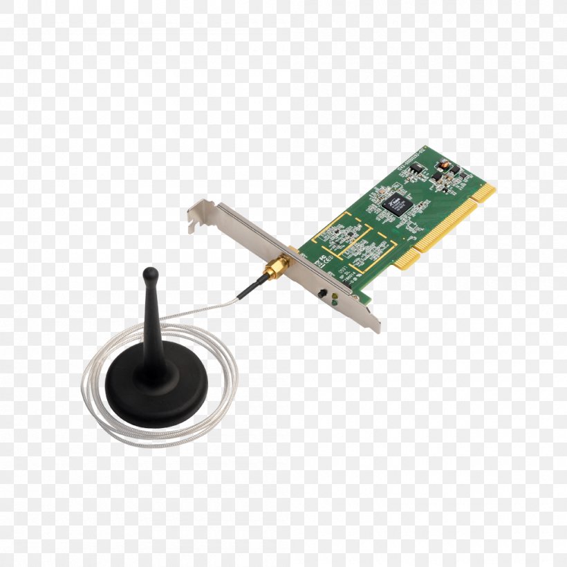 Wireless Network Interface Controller Conventional PCI Data Transfer Rate, PNG, 1000x1000px, Wireless, Adapter, Aerials, Bit, Computer Download Free