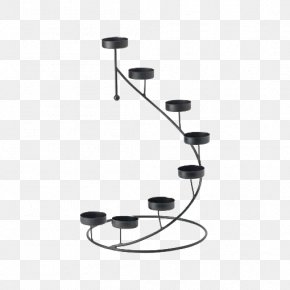 Rotating Candle Holder - Table Candlestick Metal Tealight PNG