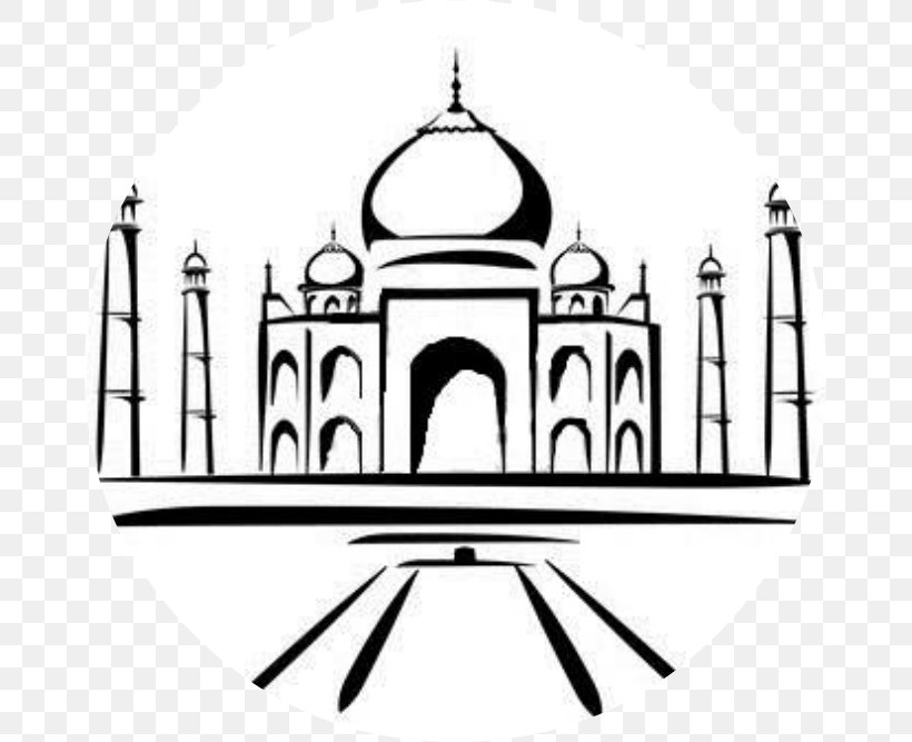 Taj Mahal Wall Decal Sticker, PNG, 667x667px, Taj Mahal, Agra, Arch, Area, Artwork Download Free