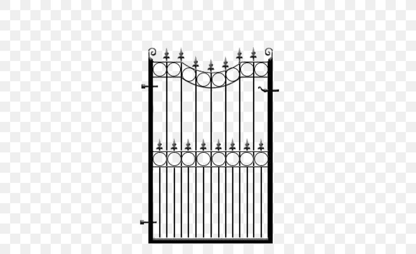 Wrought Iron Gate Metal Fence, PNG, 500x500px, Wrought Iron, Architectural Engineering, Black And White, Door, Electric Gates Download Free