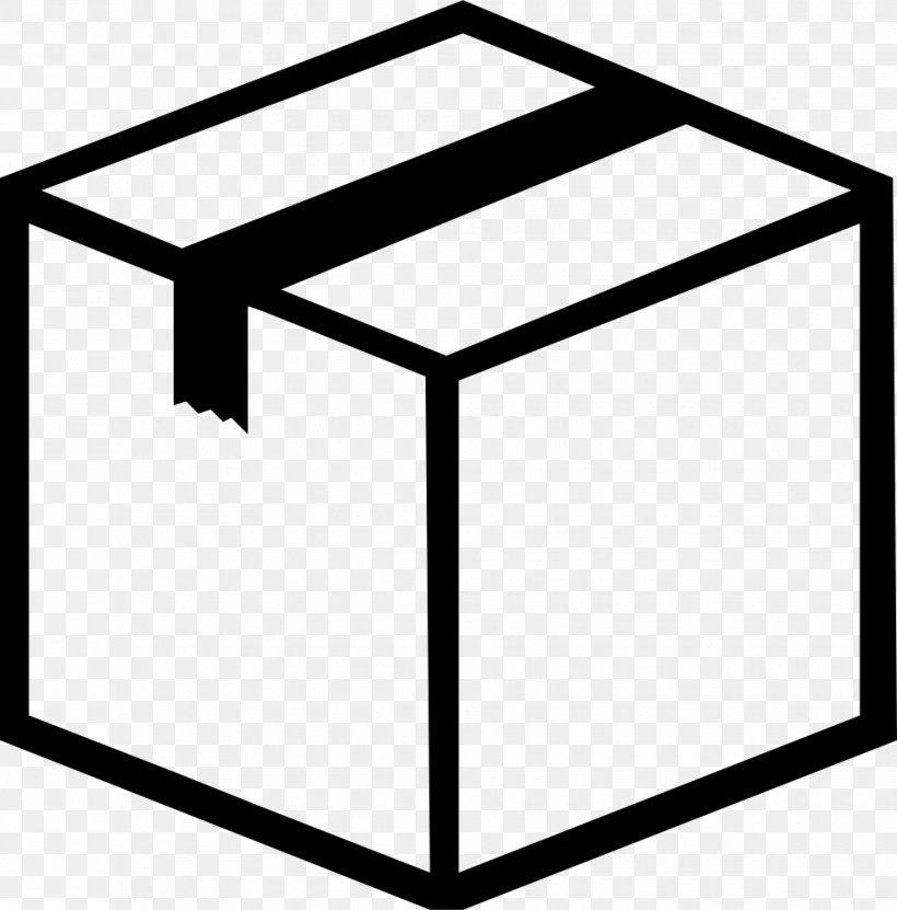 Cardboard Box Post Box, PNG, 980x994px, Box, Area, Black, Black And White, Cardboard Download Free