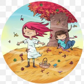 Cartoon Hair Fall Medal Round - El Bosc De Colors: 2 Anys Chestnut Autumn Les Castanyes De La Castanyera Castaxf1ada PNG