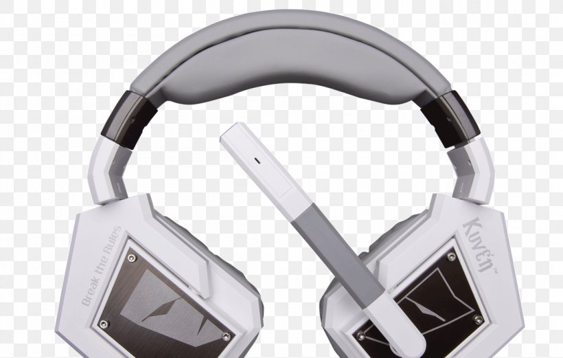 Headphones Microphone TESORO Kuven Angel A1 7.1 Virtual White Gaming Headset Audio Thermaltake Cronos RGB 3D 7.1 Surround HT-CRO-DIECBK-21, PNG, 1100x700px, 71 Surround Sound, Headphones, Audio, Audio Equipment, Brand Download Free