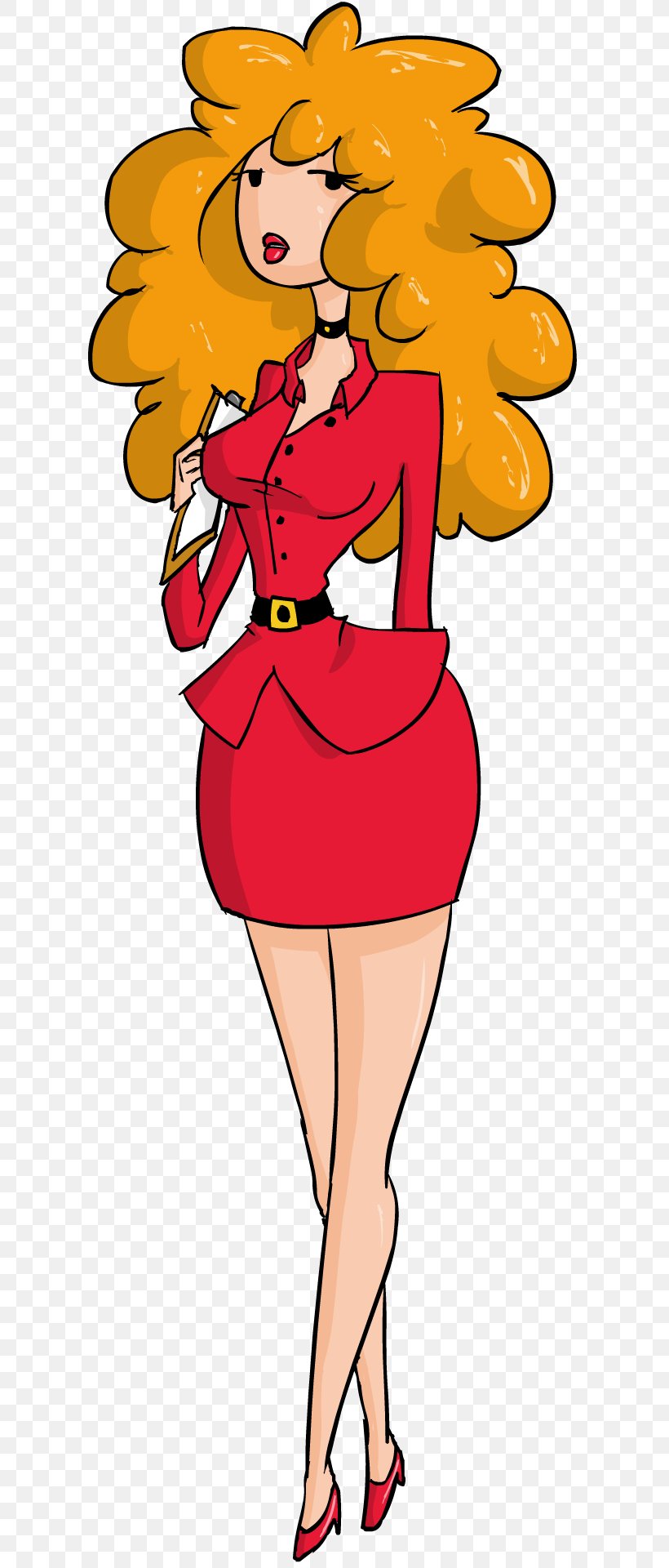 Miss Sara Bellum Female Cartoon Network DeviantArt, PNG, 608x1920px, Watercolor, Cartoon, Flower, Frame, Heart Download Free