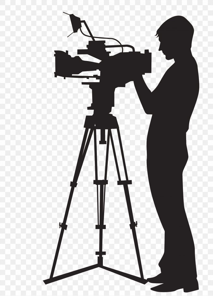 Camera Operator Video Camera Clip Art, PNG, 3591x5000px, Camera Operator, Black And White, Camera, Camera Accessory, Documentary Film Download Free