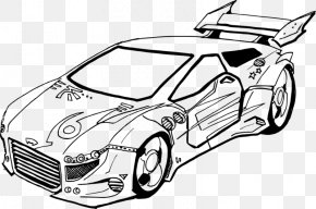 Race Car - Car Drawing Lightning McQueen Auto Racing Line Art PNG