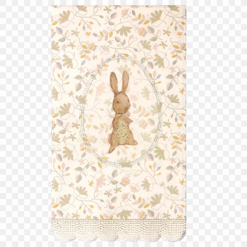 Cloth Napkins Rabbit Paper Servilleta De Papel Easter Bunny, PNG, 1001x1000px, Cloth Napkins, Beige, Brown Bunny, Danish Design, Easter Download Free