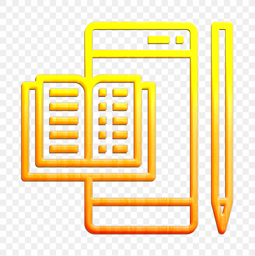 Ebook Icon Book Icon Book And Learning Icon, PNG, 1160x1162px, Ebook Icon, Book And Learning Icon, Book Icon, Line, Yellow Download Free
