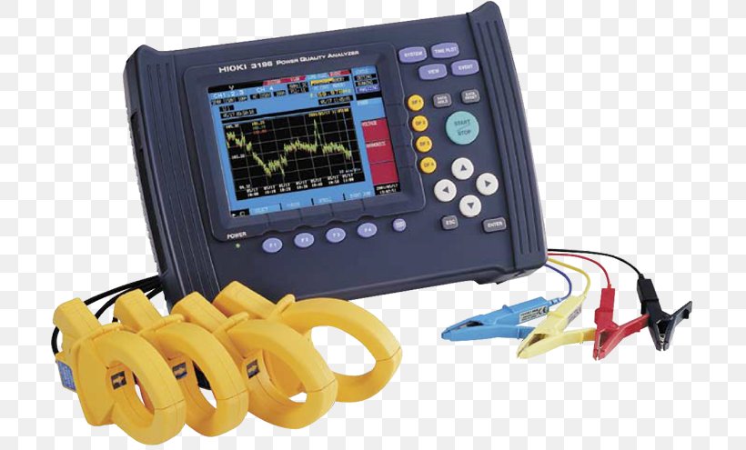 Electric Power Quality Analyser Measuring Instrument Electricity, PNG, 720x495px, Electric Power Quality, Alternating Current, Ampere, Analyser, Current Clamp Download Free
