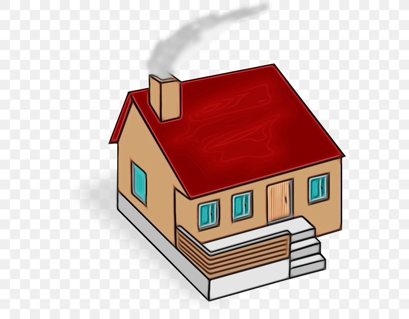 Roof House Property Home Real Estate, PNG, 566x640px, Watercolor, Building, Cottage, Home, House Download Free