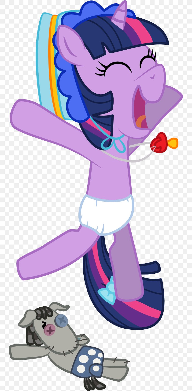 Twilight Sparkle Pony Diaper Fluttershy Female, PNG, 745x1663px, Twilight Sparkle, Art, Cartoon, Cutie Mark Crusaders, Deviantart Download Free