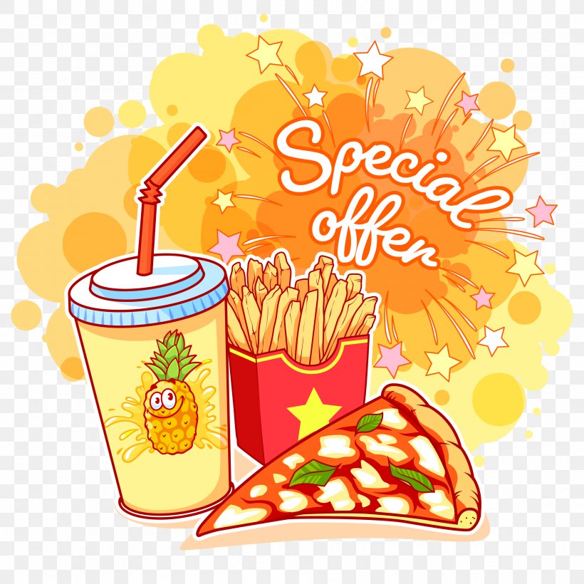 Fast Food Hamburger French Fries Pizza Fried Chicken, PNG, 3333x3333px, Fast Food, Cheeseburger, Cola, Cuisine, Flavor Download Free