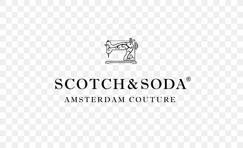 Font Scotch & Soda Logo Brand Fashion, PNG, 500x500px, Scotch Soda, Area, Black, Black And White, Brand Download Free