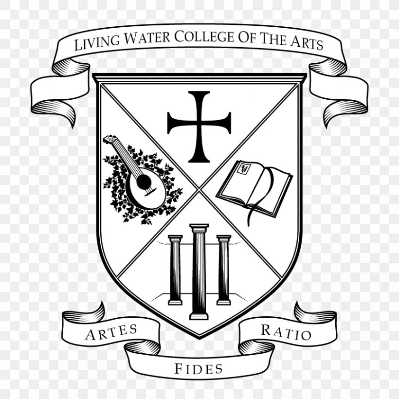 Living Water College Visual Arts Clip Art Design, PNG, 864x864px, Art, Area, Arts, Black And White, Brand Download Free