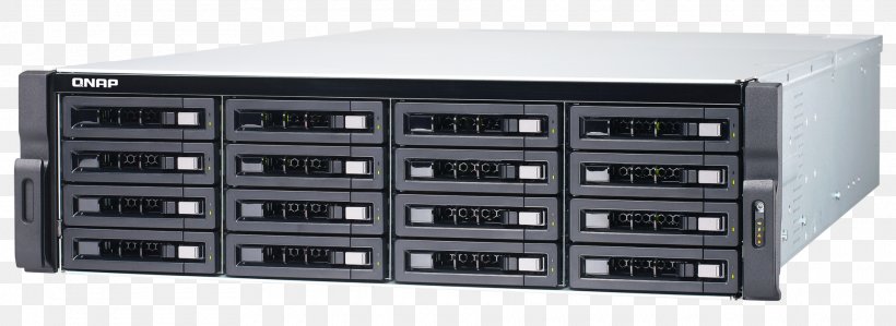Network Storage Systems Serial ATA Serial Attached SCSI QNAP Systems, Inc. QNAP TDS-16489U, PNG, 1920x702px, Network Storage Systems, Computer Accessory, Computer Component, Computer Network, Computer Servers Download Free