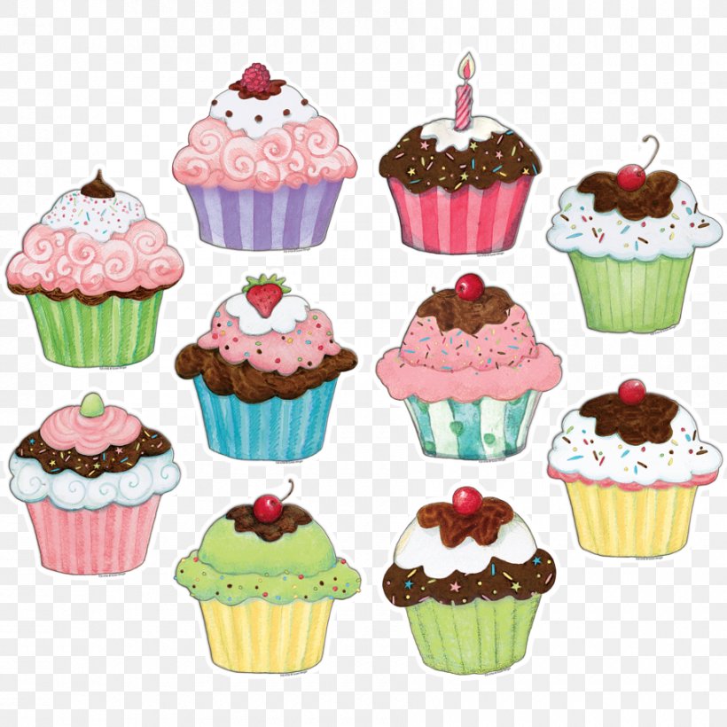 Cupcake Muffin Petit Four Madeleine Bakery, PNG, 900x900px, Cupcake, Bakery, Baking, Baking Cup, Bulletin Board Download Free