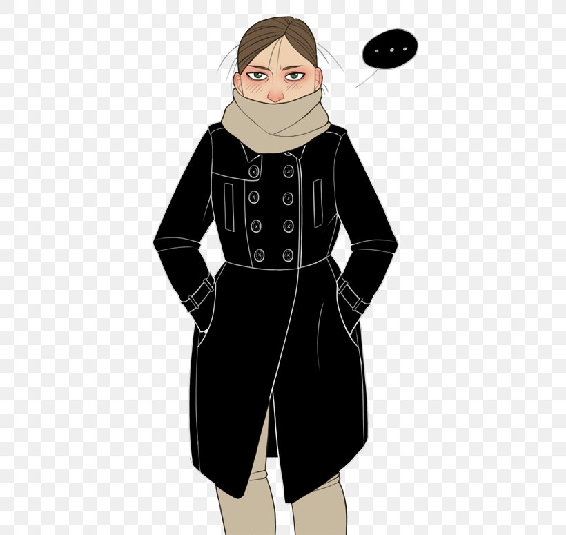 Outerwear Costume Design Coat, PNG, 529x775px, Outerwear, Black, Black M, Cartoon, Character Download Free