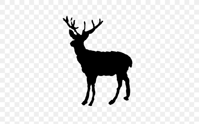 Reindeer Red Deer Elk Christmas, PNG, 567x510px, Reindeer, Antler, Black And White, Christmas, Christmas Eve Download Free
