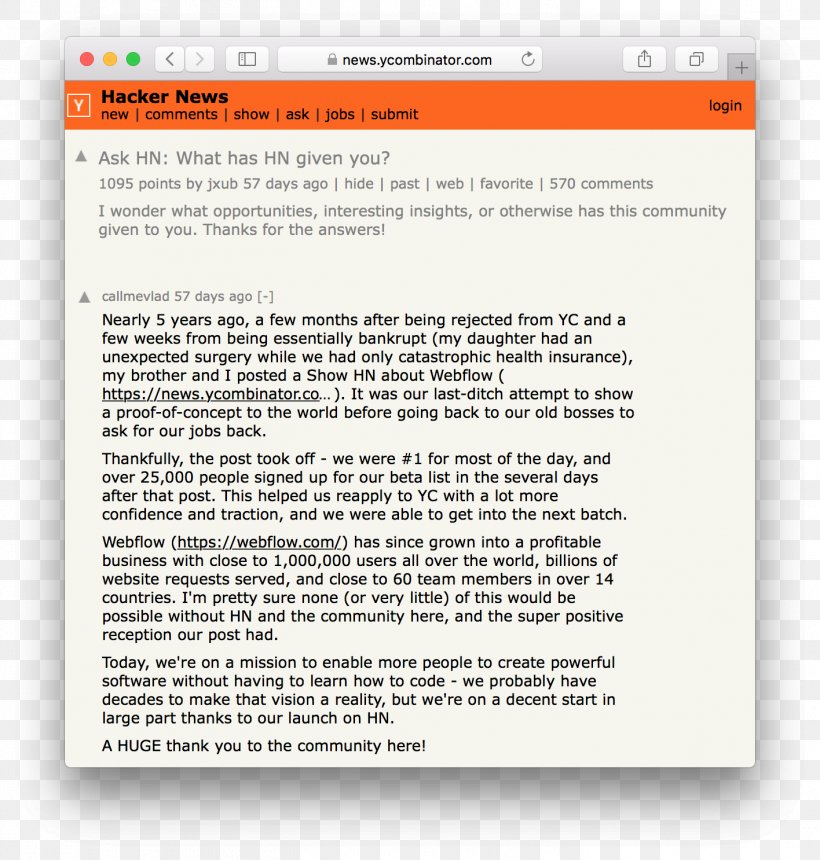 Web Page Hacker News YCombinator Dropbox 0, PNG, 1416x1486px, 2018, Web Page, Area, Document, Drew Houston Download Free