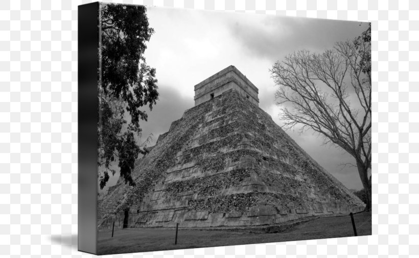 Chichen Itza Archaeological Site Pyramid Photography, PNG, 650x506px, Chichen Itza, Archaeological Site, Archaeology, Black And White, History Download Free