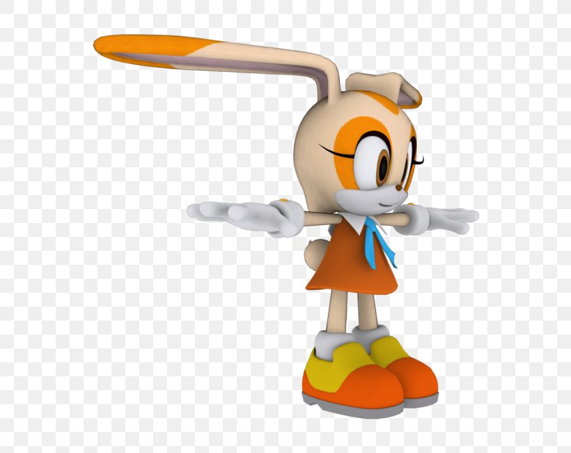 Cream The Rabbit Sonic Generations Technology Figurine, PNG, 750x650px, Cream The Rabbit, Cartoon, Character, Figurine, Orange Download Free