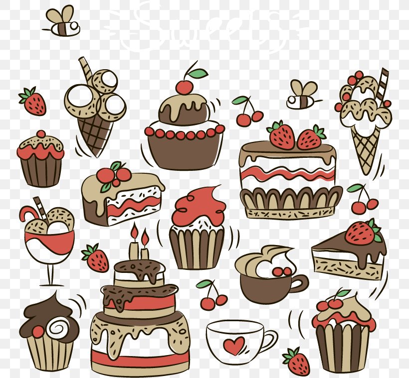 Ice Cream Cupcake Birthday Cake Bakery Petit Four, PNG, 754x759px, Ice Cream, Bakery, Birthday Cake, Cake, Candy Download Free