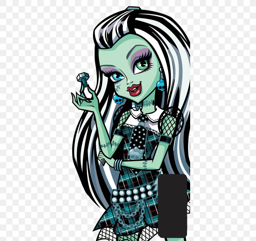 Monster High Doll Frankie Stein Frankenstein's Monster, PNG, 399x773px, Monster High, Art, Barbie, Bratz, Cartoon Download Free