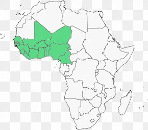 West Africa - Africa Blank Map World Map PNG