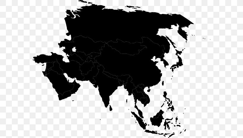 Asia Globe Clip Art, PNG, 600x466px, Asia, Black, Black And White, Continent, Drawing Download Free