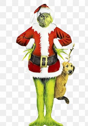 Art Santa Claus - The Grinch Cartoon PNG