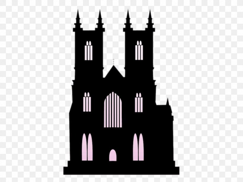 Church Silhouette Building Clip Art, PNG, 1024x768px, Church, Architecture, Black And White, Building, Cathedral Download Free