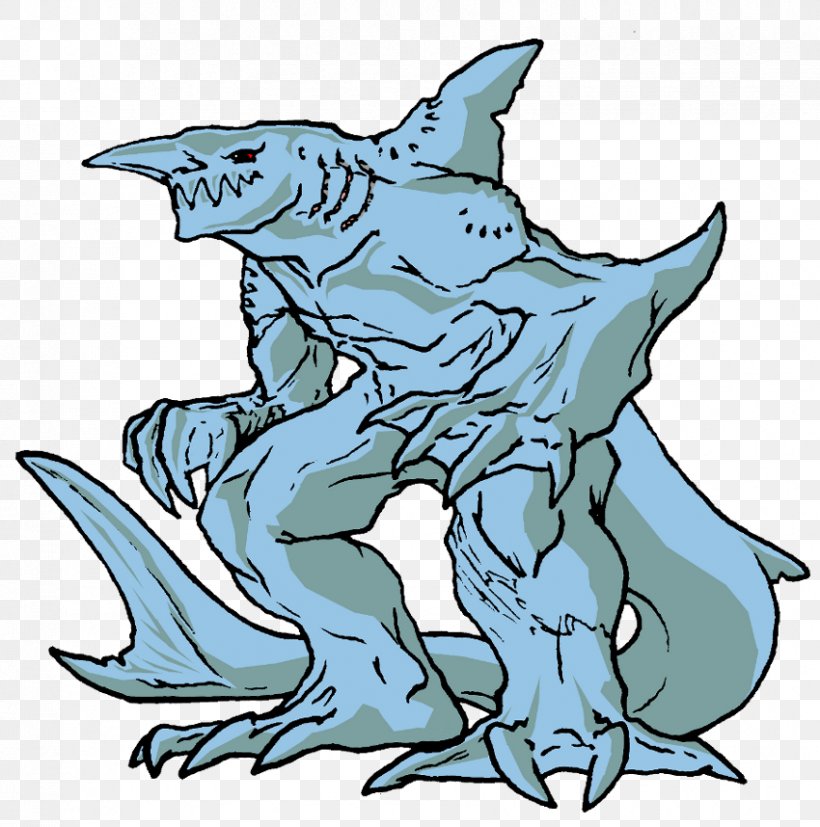 Goblin Shark Goblin Shark Drawing, PNG, 850x858px, Shark, Art, Artwork, Deviantart, Digital Art Download Free