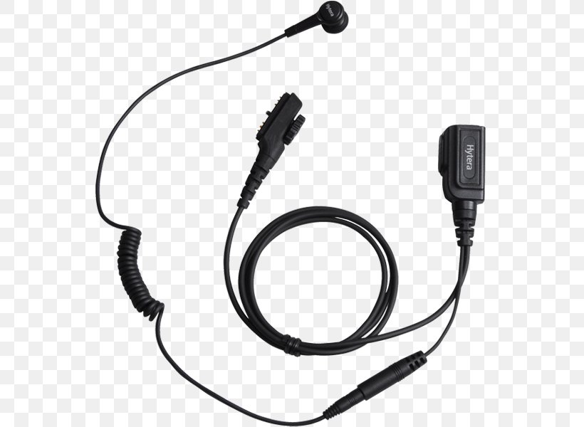 Two-way Radio Microphone Digital Mobile Radio Hytera Headset, PNG, 600x600px, Twoway Radio, Ac Adapter, Audio, Battery Charger, Cable Download Free