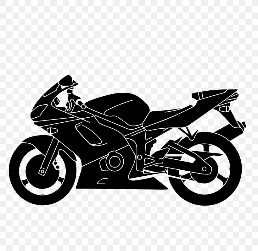 Motorcycle Scooter Clip Art, PNG, 800x800px, Motorcycle, Automotive Design, Black, Black And White, Car Download Free