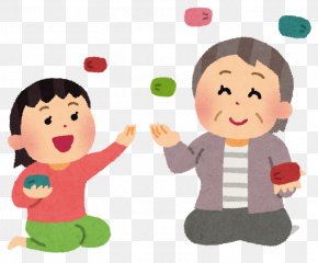 Child - Otedama Play Child Grandmother Japan PNG