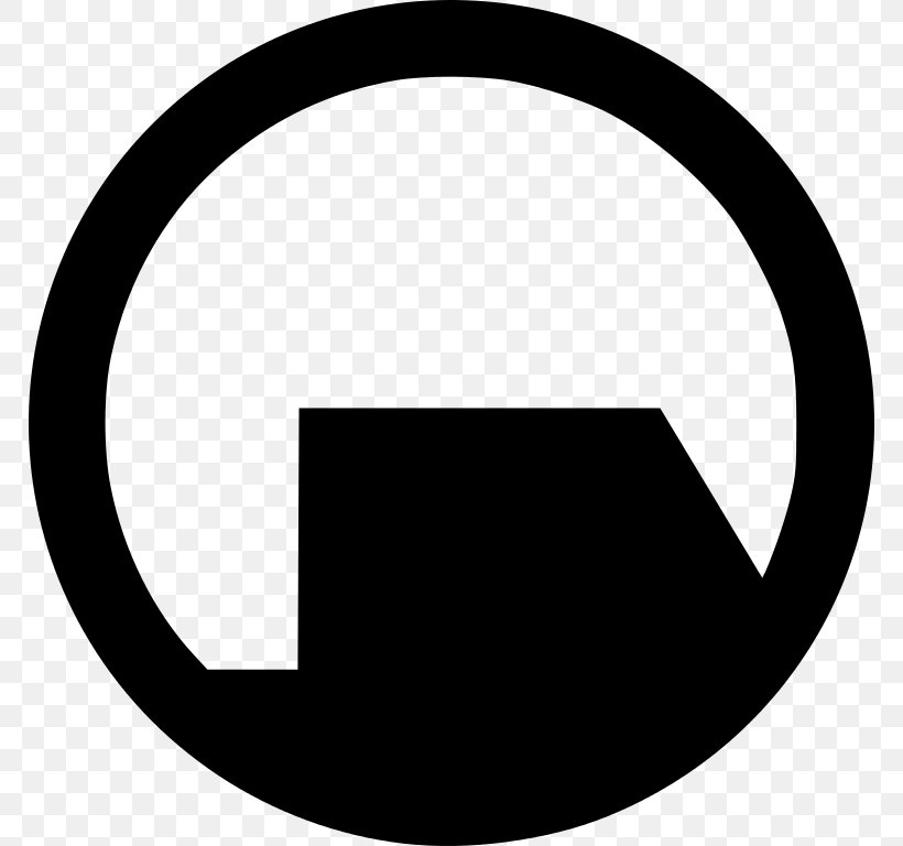 Black Mesa Half-Life: Opposing Force Half-Life 2: Deathmatch Garry's Mod, PNG, 768x768px, Black Mesa, Aperture Laboratories, Area, Black, Black And White Download Free