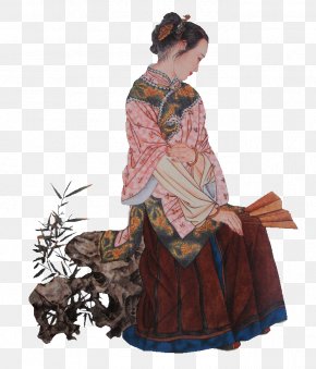 China - China Painting Gongbi Dream Of The Red Chamber PNG