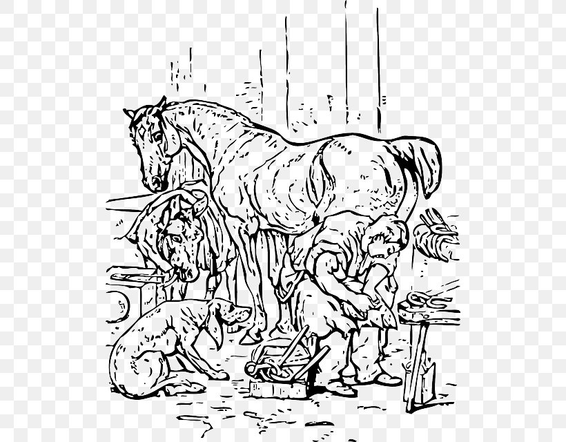 Clydesdale Horse Shire Horse Mustang Draft Horse Coloring Book, PNG, 514x640px, Clydesdale Horse, Area, Art, Big Cats, Black Download Free