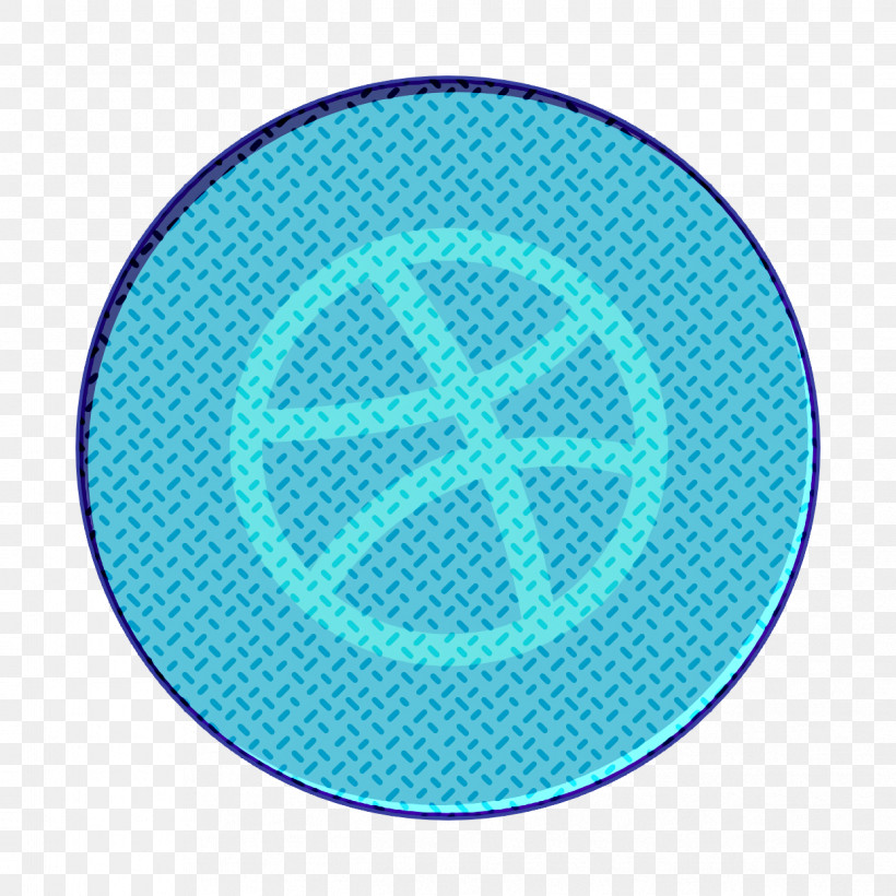 Dribbble Icon Share Icon Social Icon, PNG, 1244x1244px, Dribbble Icon, Aqua, Azure, Blue, Circle Download Free