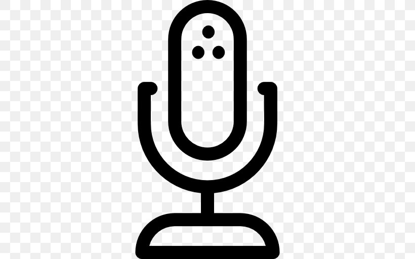 Microphone, PNG, 512x512px, Microphone, Black And White, Photography, Smile, Smiley Download Free