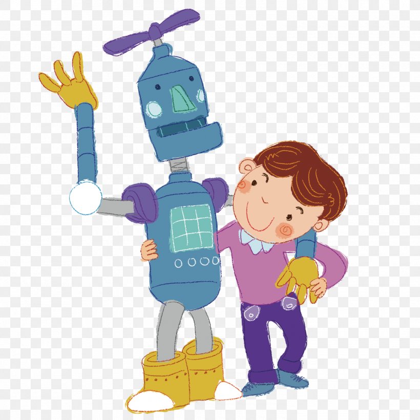 Robot Child Illustration, PNG, 1500x1501px, Robot, Art, Boy, Cartoon, Child Download Free