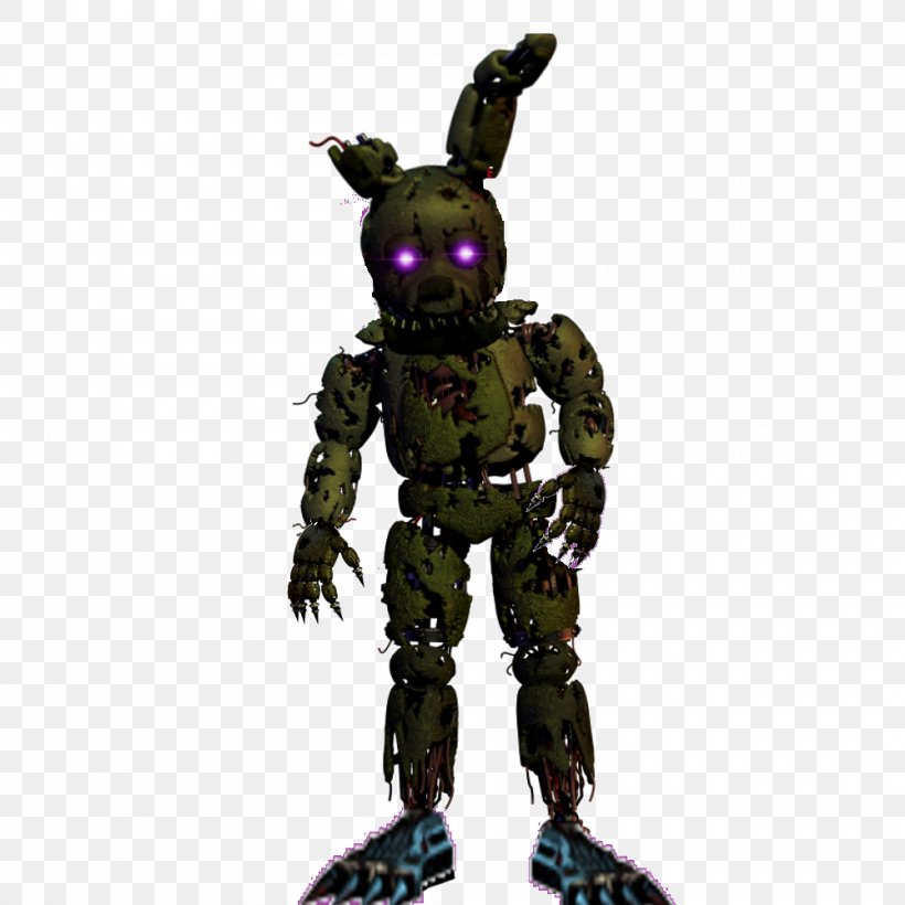 Five Nights At Freddy's 3 Five Nights At Freddy's 2 Minecraft Animatronics Slenderman, PNG, 1000x1000px, Five Nights At Freddy S 3, Action Figure, Animatronics, Drawing, Fictional Character Download Free
