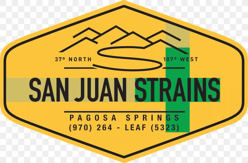 San Juan Strains, Inc. Cannabis Shop East Pagosa Street Logo, PNG, 1501x990px, Cannabis Shop, Area, Brand, East Pagosa Street, Green Download Free